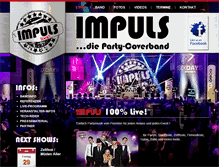 Tablet Screenshot of impuls-live.de